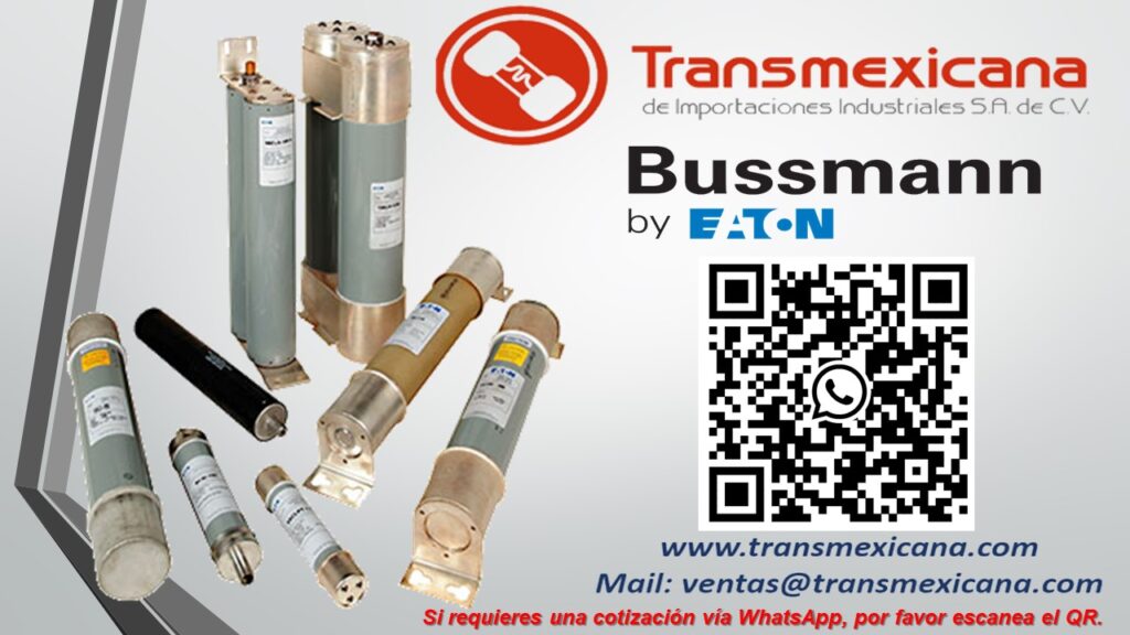 Fusibles Bussmann: Encuentra el tipo ideal para tu protección eléctrica. Descubre nuestra amplia gama de fusibles Bussmann.